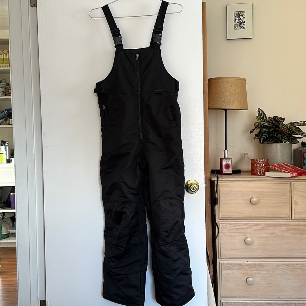 Vintage Black Ski Bib